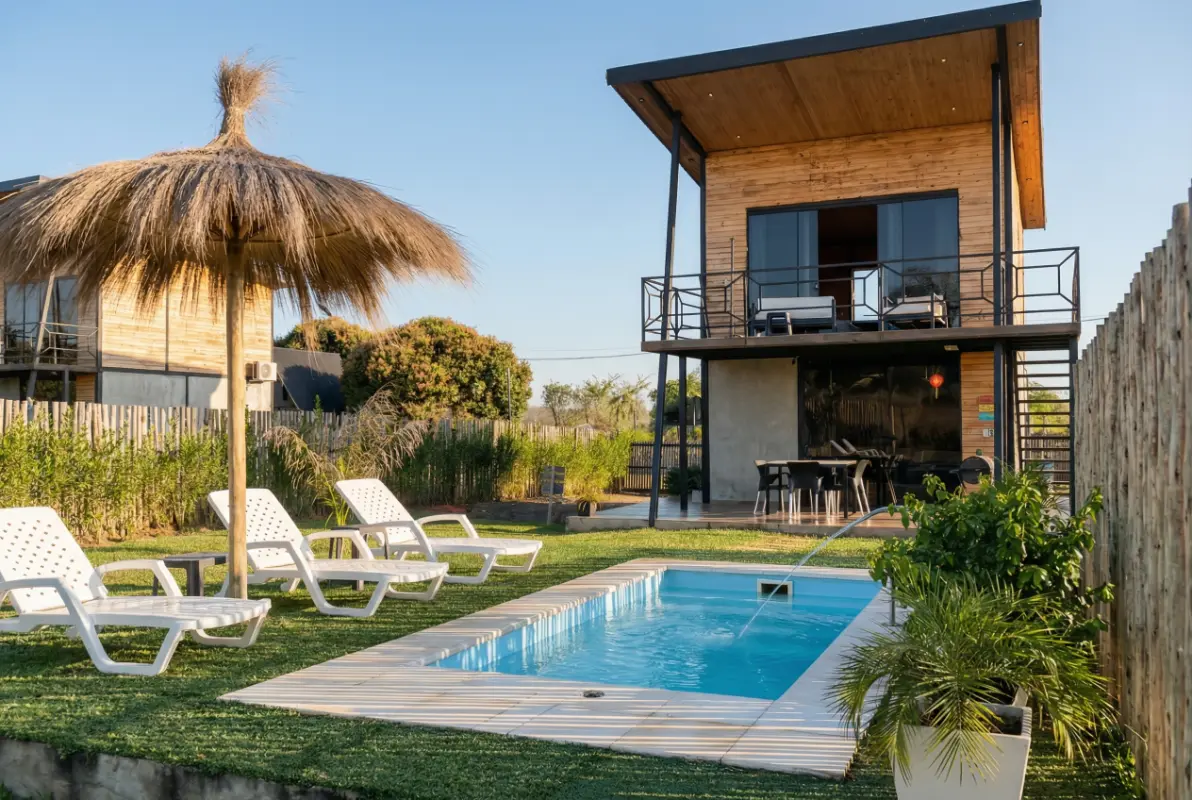 Cabaña Terrazza - Alquiler por día en Atyrá con piscina
